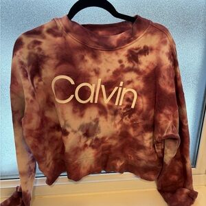 Women's Tie-Dye Sweatshirt - purple